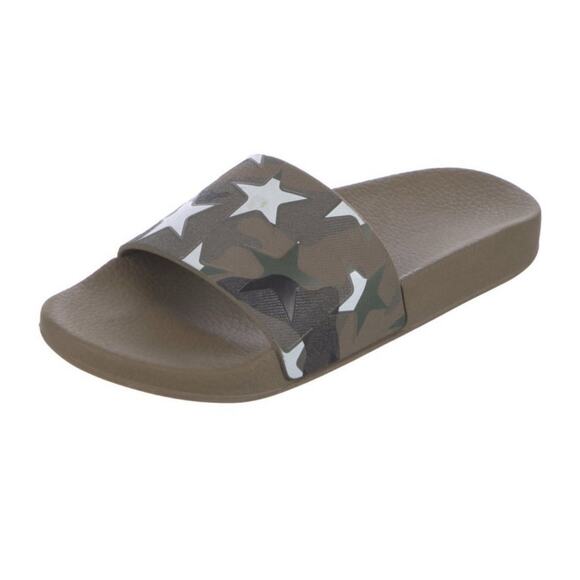 Authentic Valentino Garavani Camoflauge Camo Print Slides Slip On Flat Sz EU 38 - Picture 2 of 5
